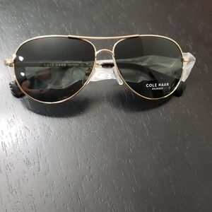 Cole Haan Aviator Polarized Sunglasses
